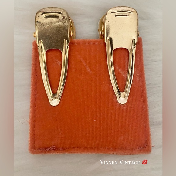 FREE PEOPLE CHUNKY BEADED ART DECO STYLE HAIR CLIP SET - Picture 5 of 5